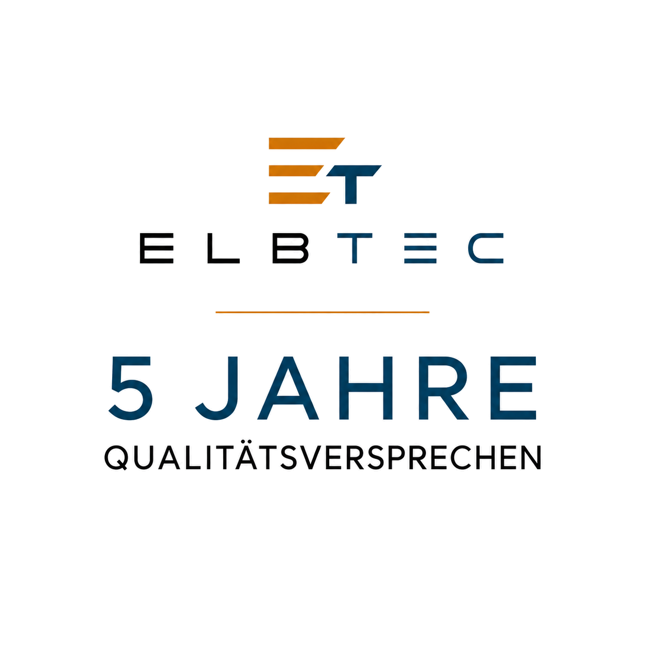 Elbtec 5-Jahre-Qualitätsversprechen Siegel